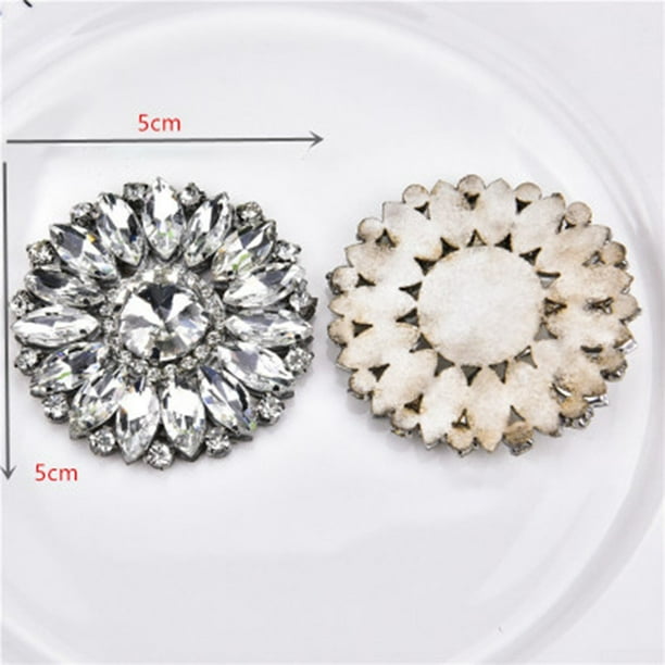 DIY Rhinestone Trim Crystal Chain Beaded Applique Sew Wedding Bridal Dress Party